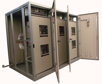 Low-voltage switchgear assembly